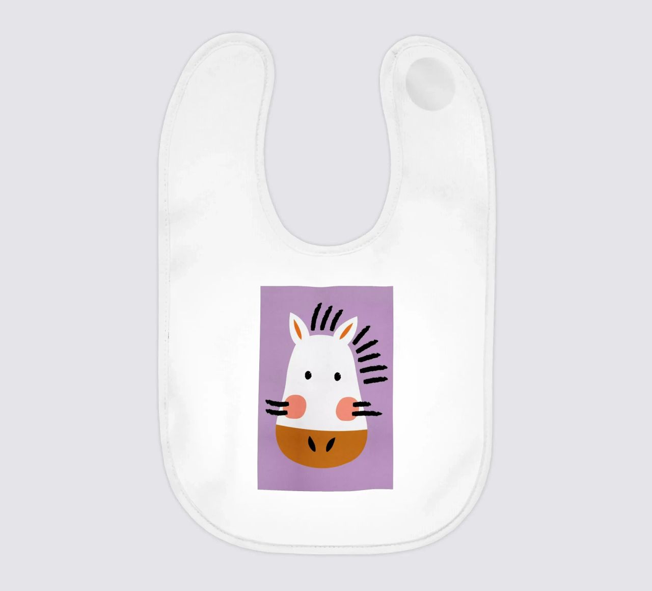 Ziggy the Zebra bavoir de Little Flourishes