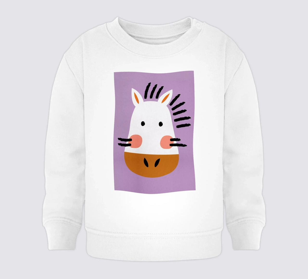Ziggy the Zebra felpa neonato da Little Flourishes