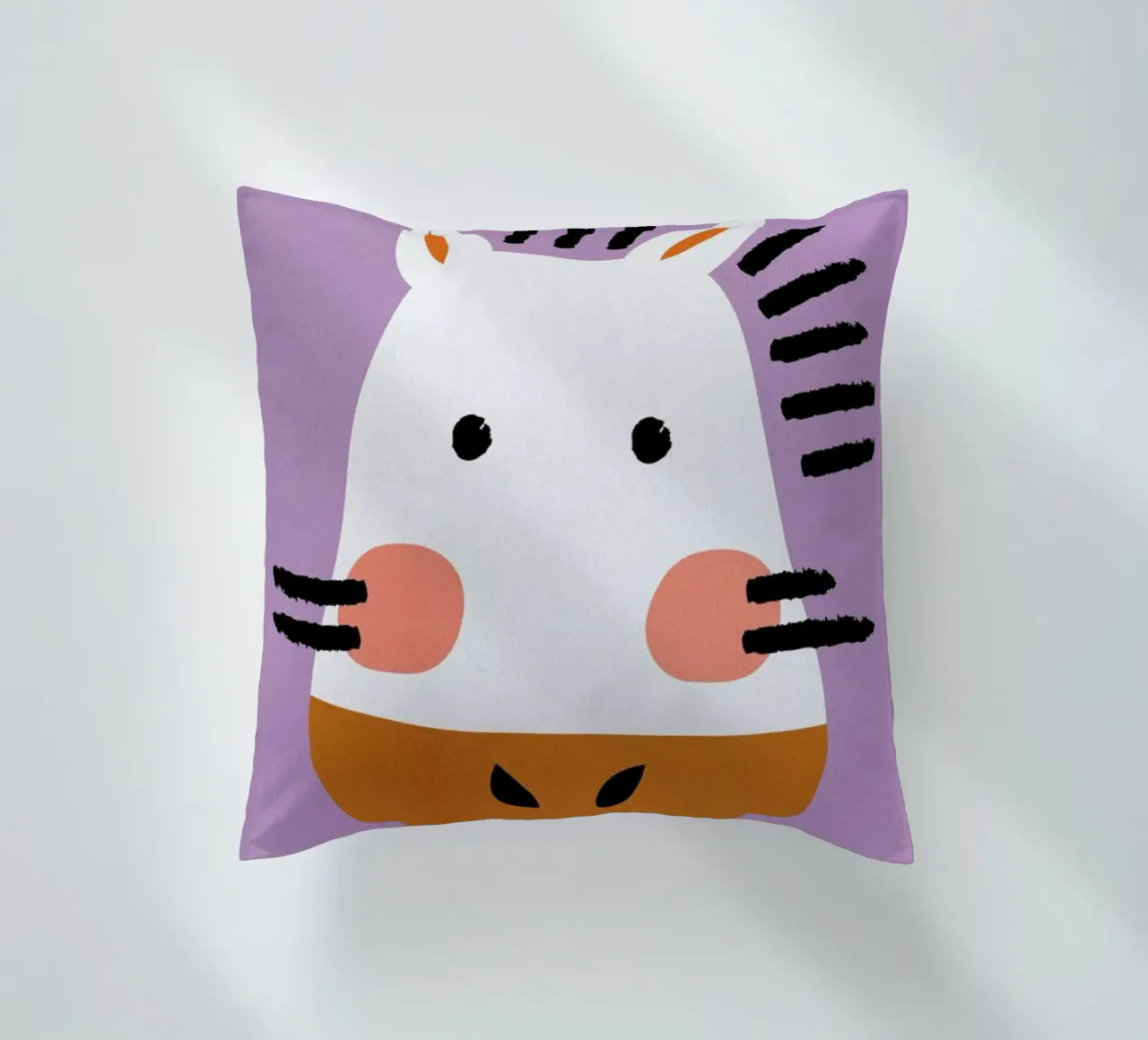 Ziggy the Zebra cuscino da Little Flourishes