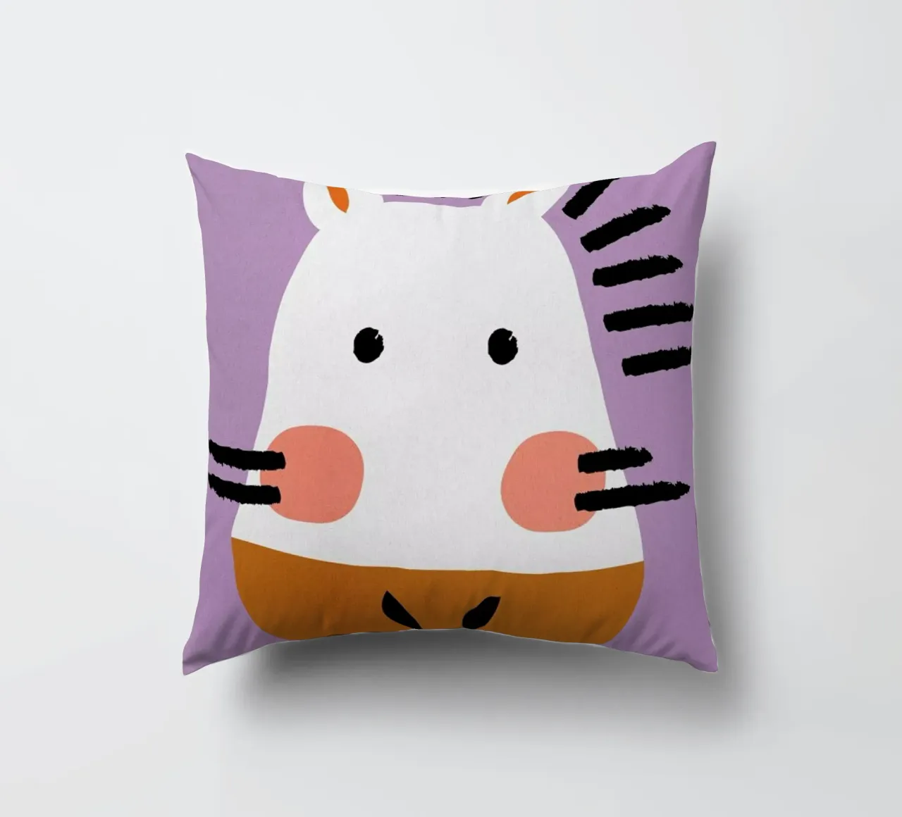 Ziggy the Zebra Kissen von Little Flourishes