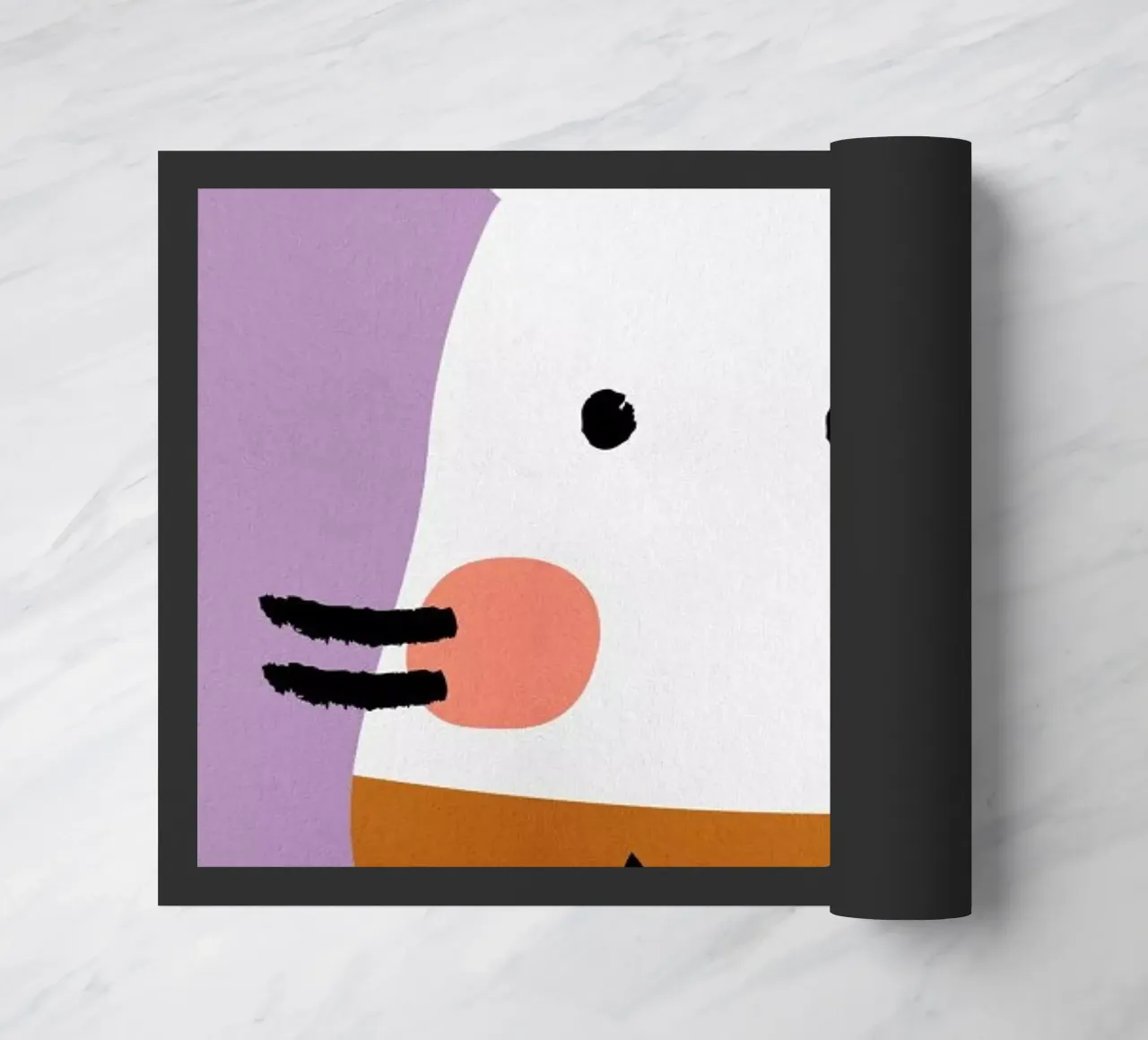 Ziggy the Zebra Fußmatte von Little Flourishes