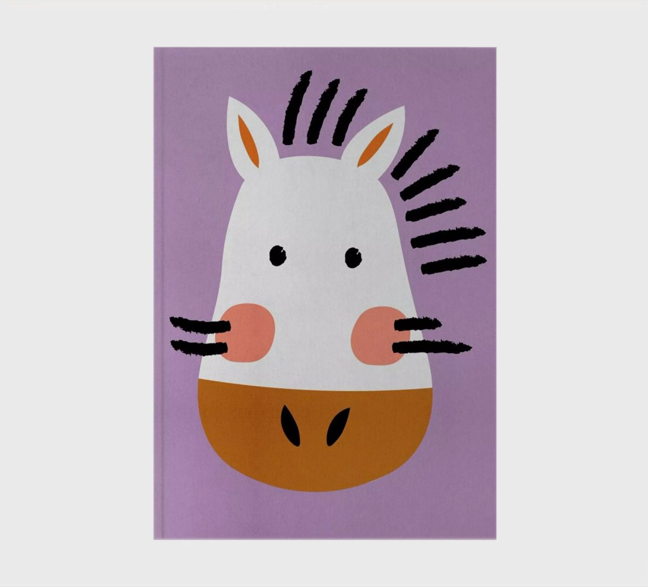 Ziggy the Zebra carnet de notes de Little Flourishes