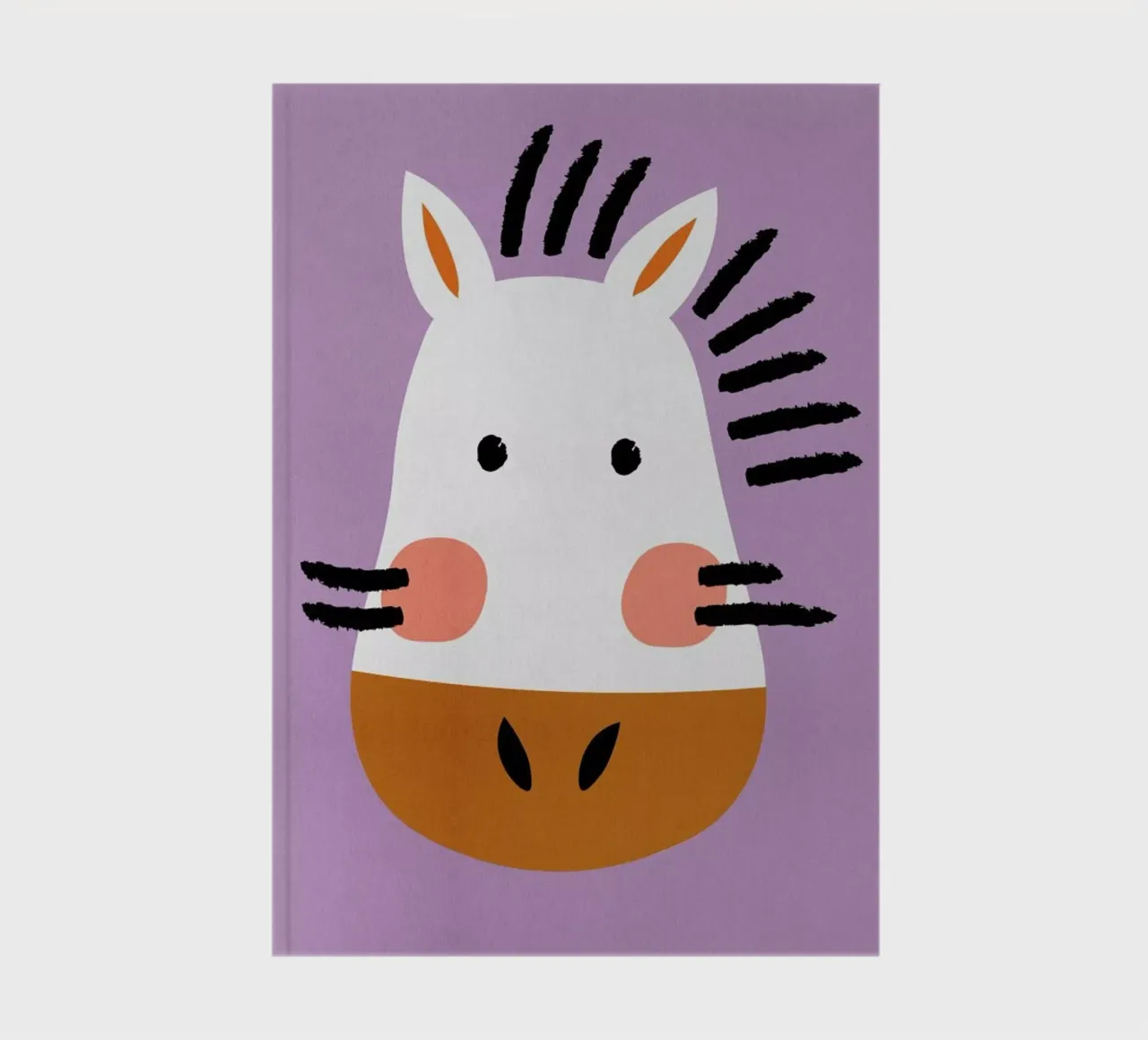 Ziggy the Zebra carnet de notes de Little Flourishes