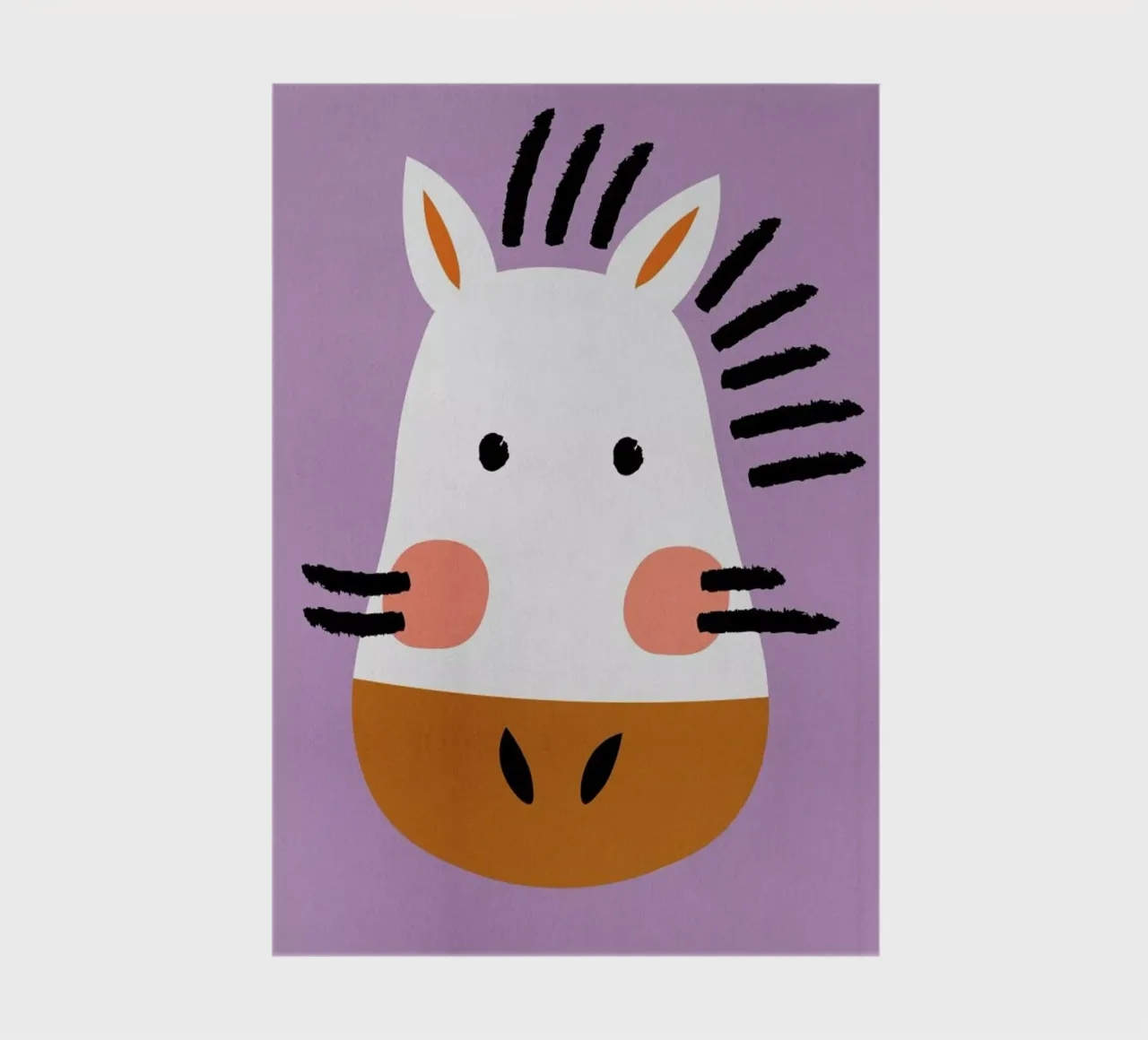 Ziggy the Zebra Notizbuch von Little Flourishes