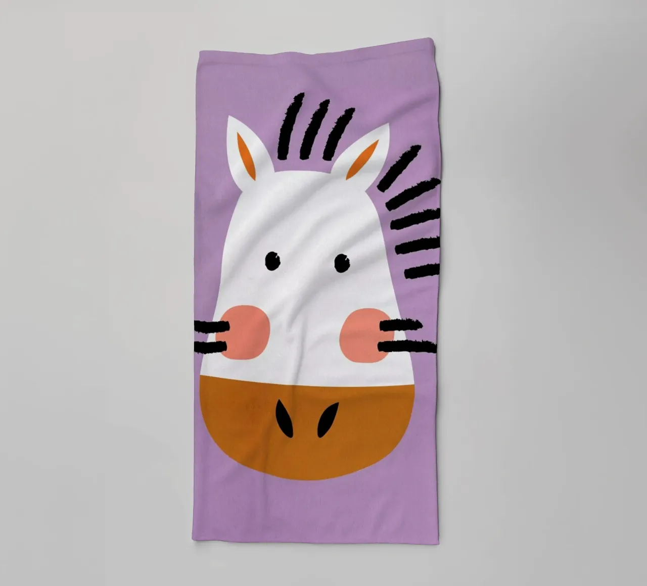 Ziggy the Zebra serviette de bain de Little Flourishes