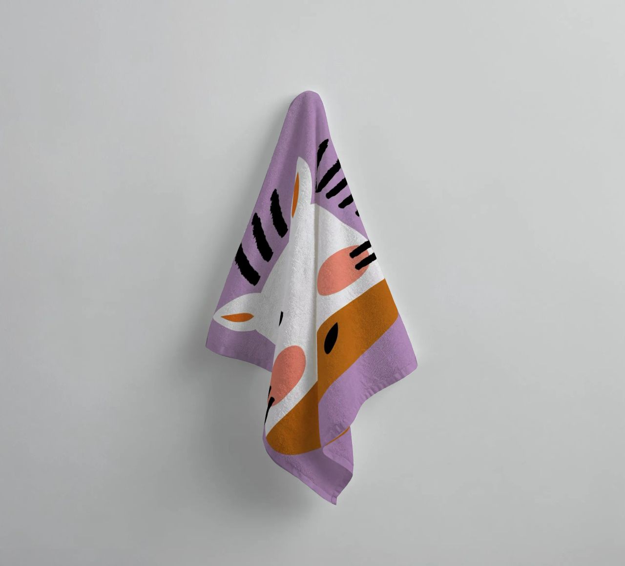 Ziggy the Zebra serviette de bain de Little Flourishes