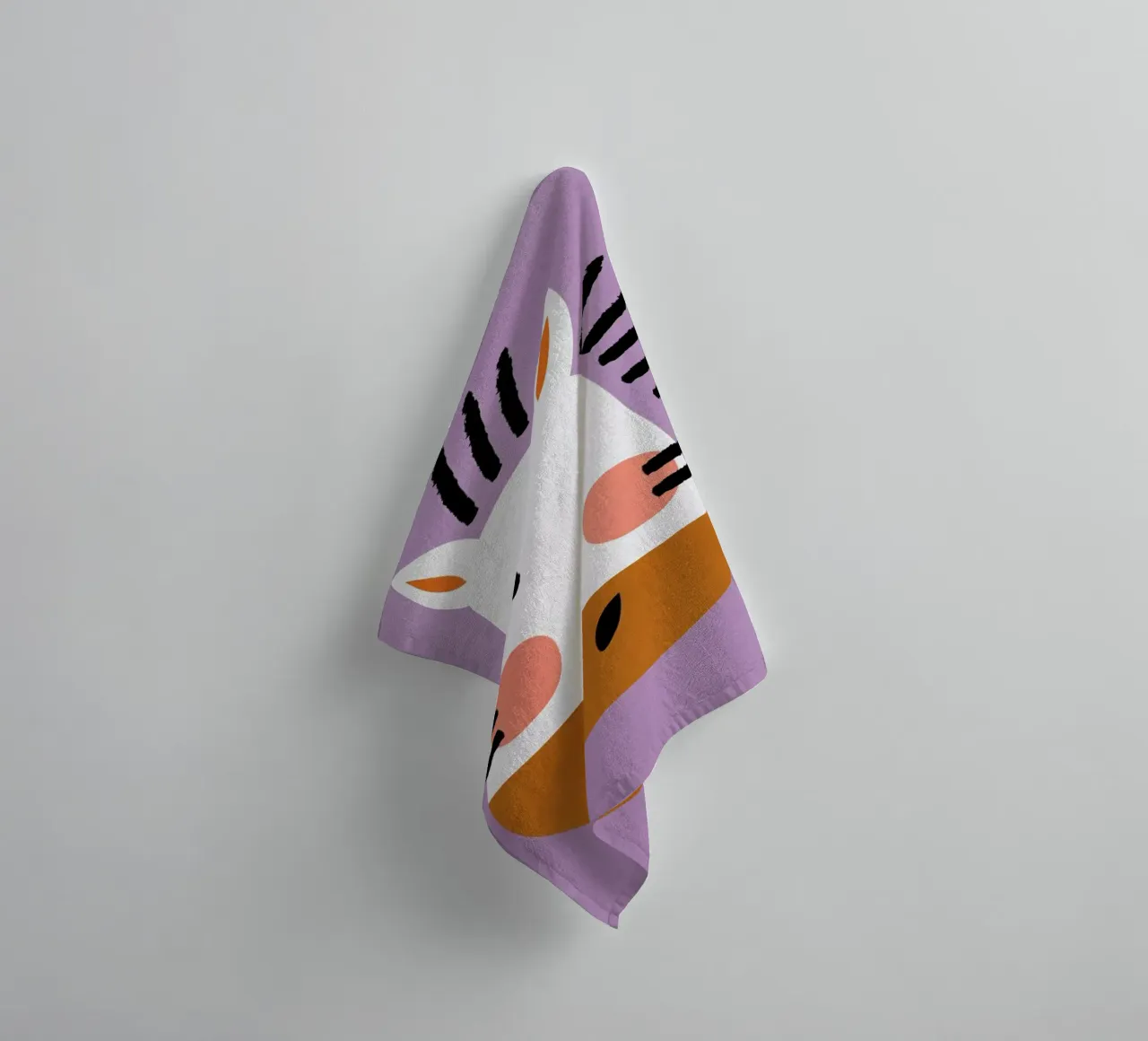 Ziggy the Zebra serviette de bain de Little Flourishes