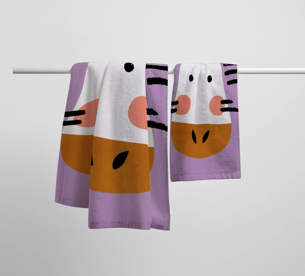 Ziggy the Zebra serviette de bain de Little Flourishes