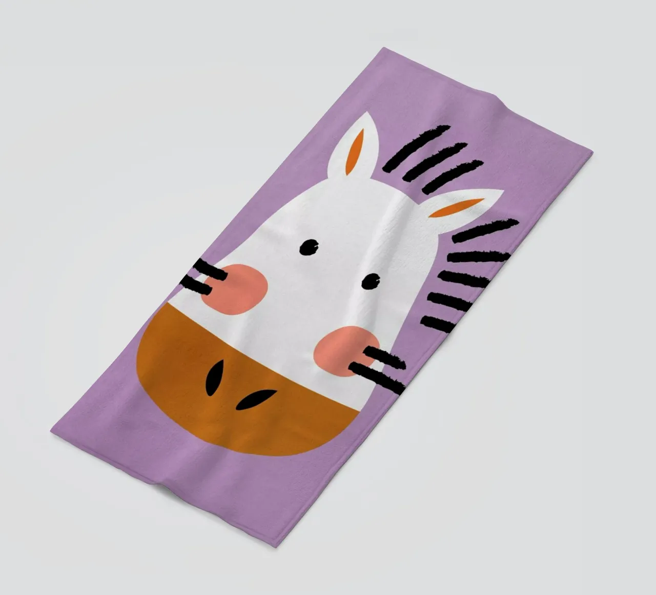 Ziggy the Zebra telo mare da Little Flourishes