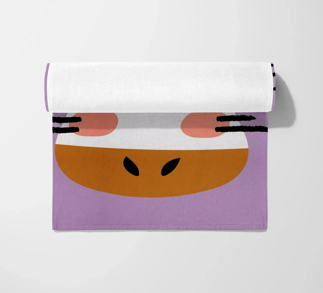 Ziggy the Zebra beach towel by Little Flourishes