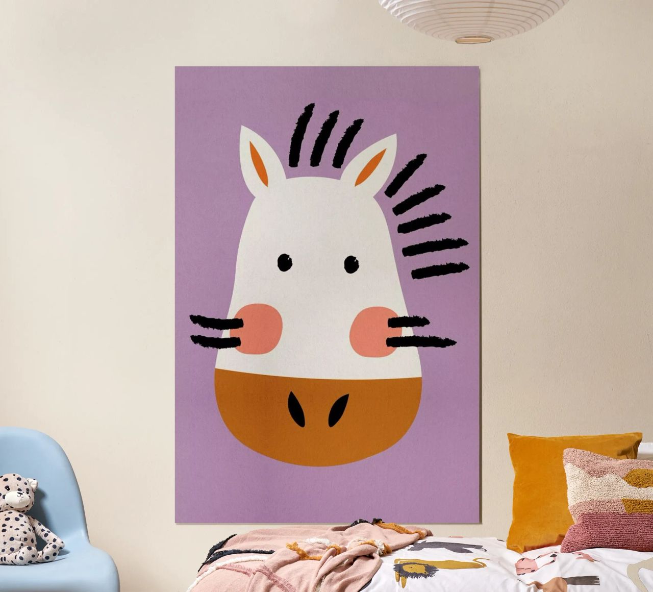 Ziggy the Zebra poster da Little Flourishes