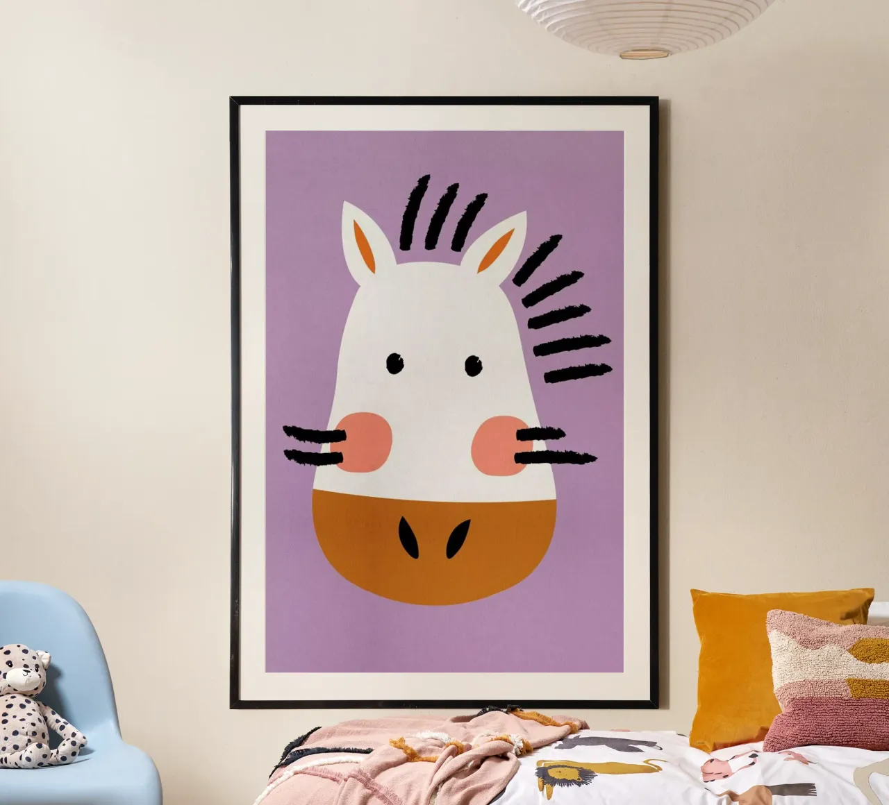 Ziggy the Zebra carta hahnemühle da Little Flourishes