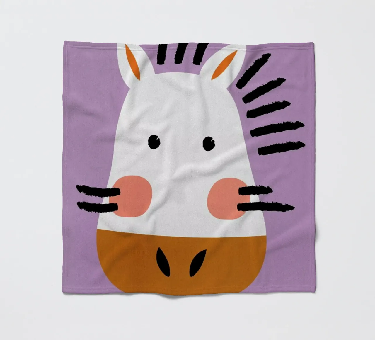 Ziggy the Zebra coperta in pile da Little Flourishes