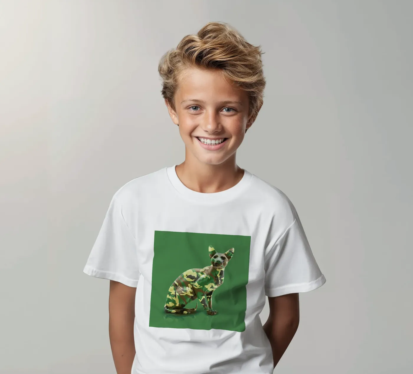 Camoucat t-shirt bambini da suckertom
