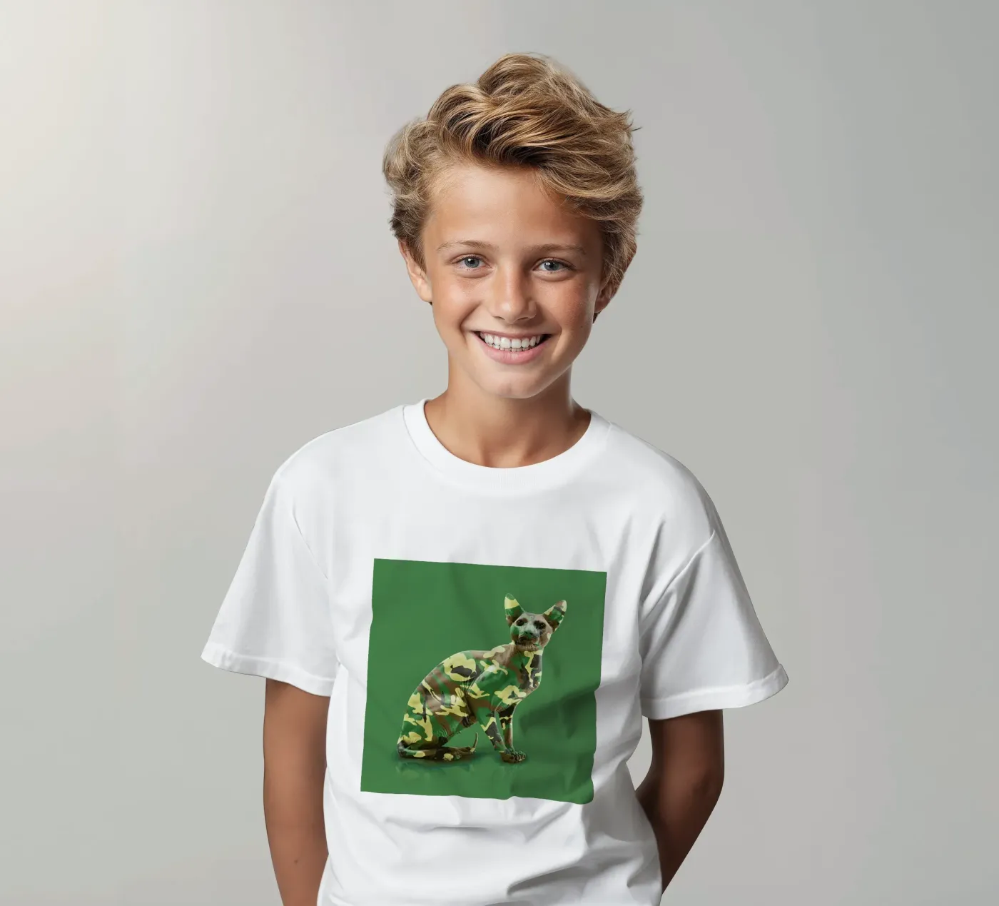 Camoucat t-shirt bambini da suckertom