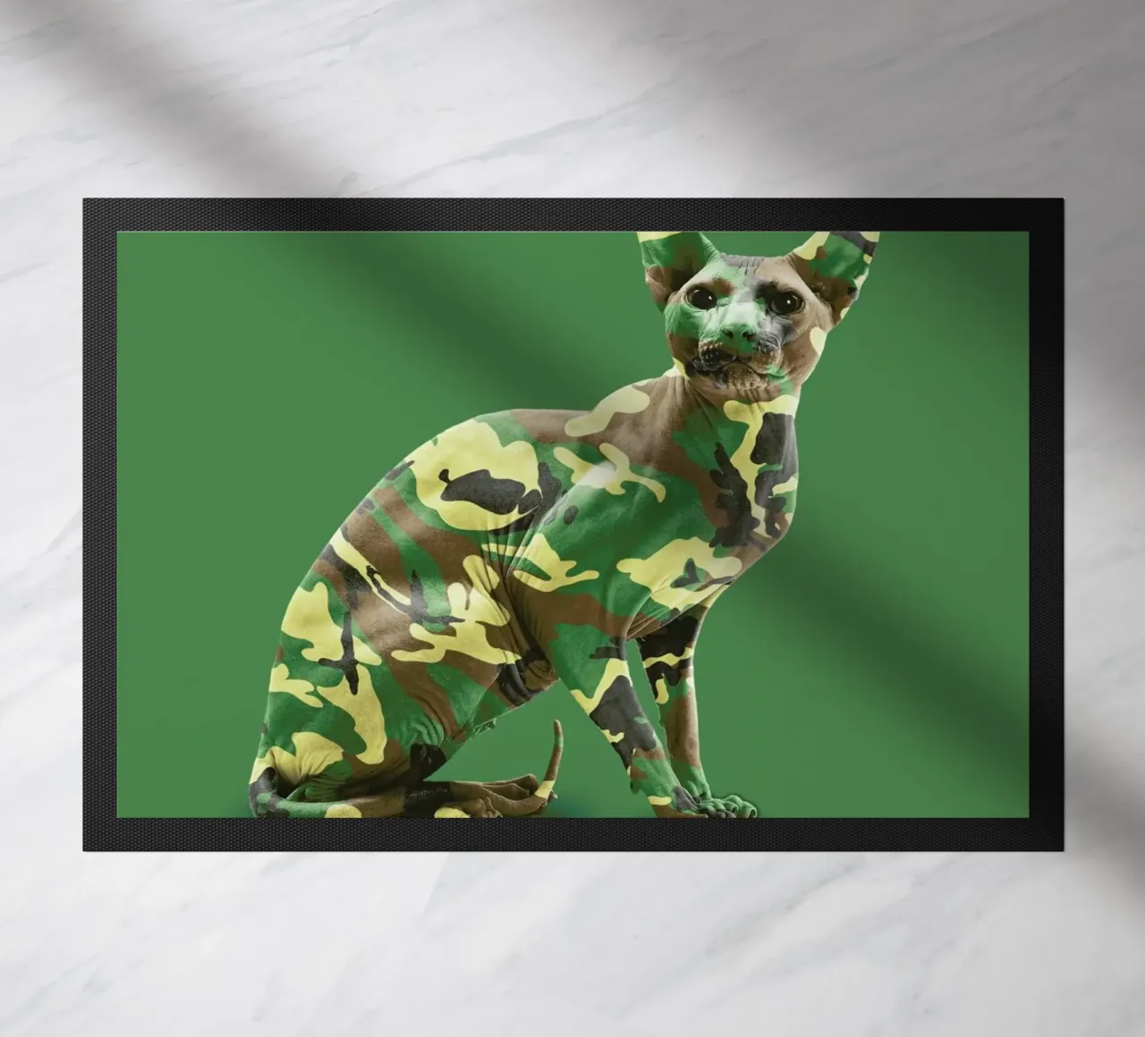 Camoucat deurmat van suckertom