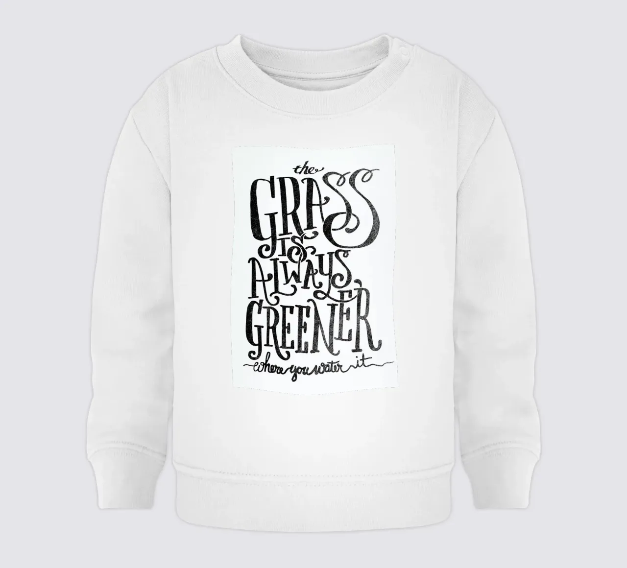 the grass is always greener felpa neonato da Matthew Taylor Wilson