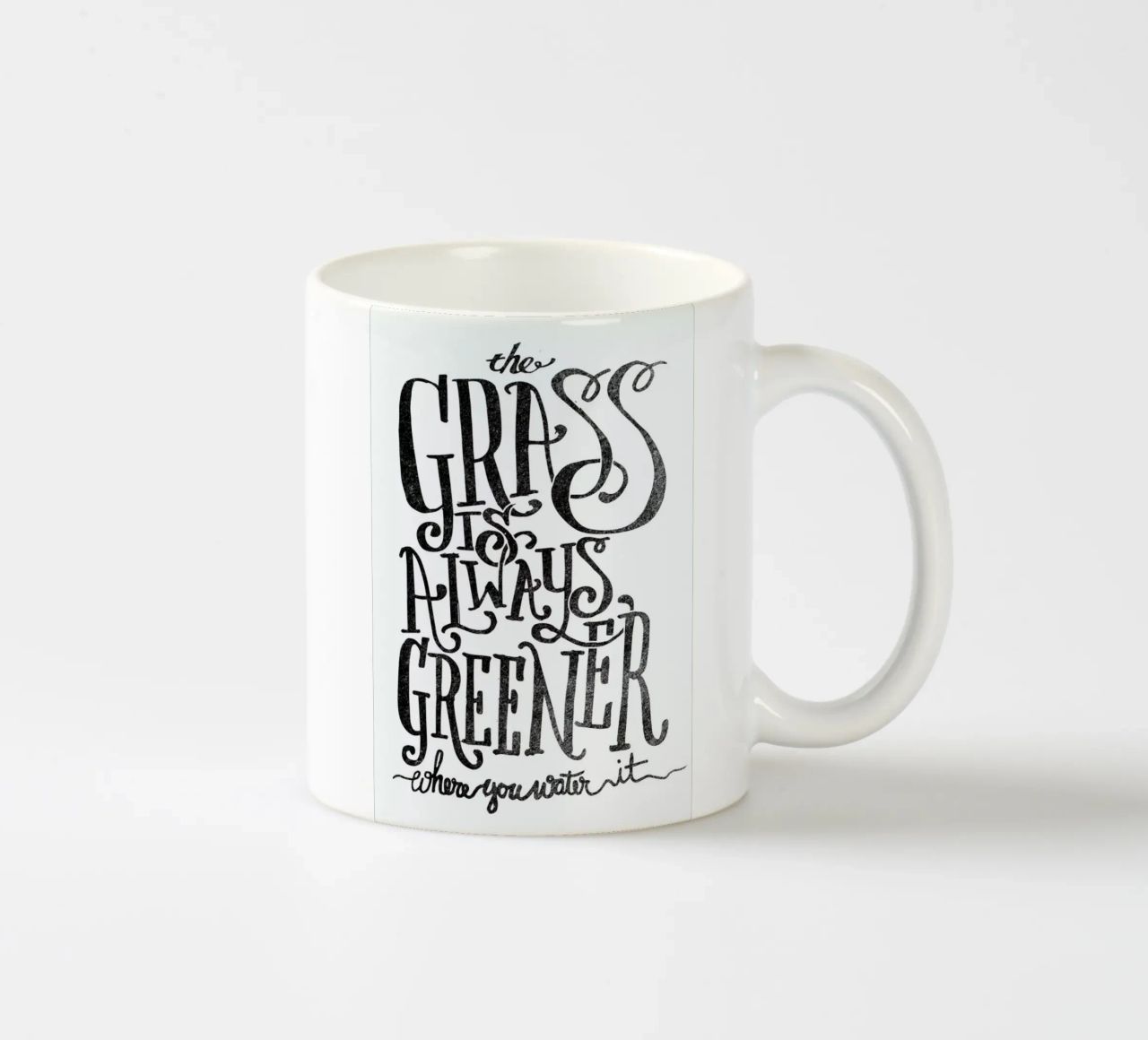 the grass is always greener tazza in ceramica da Matthew Taylor Wilson