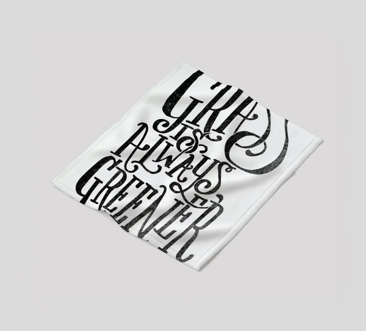 the grass is always greener coperta in pile da Matthew Taylor Wilson
