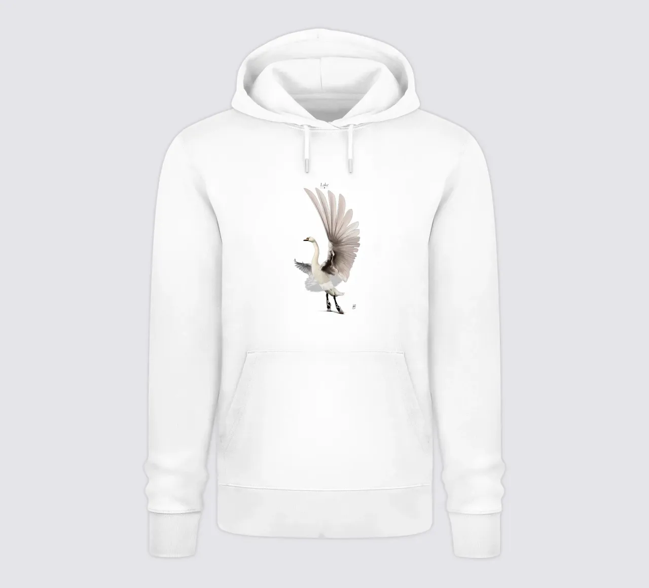 Lake (Titled) felpa con cappuccio da Rob Art | Illustration