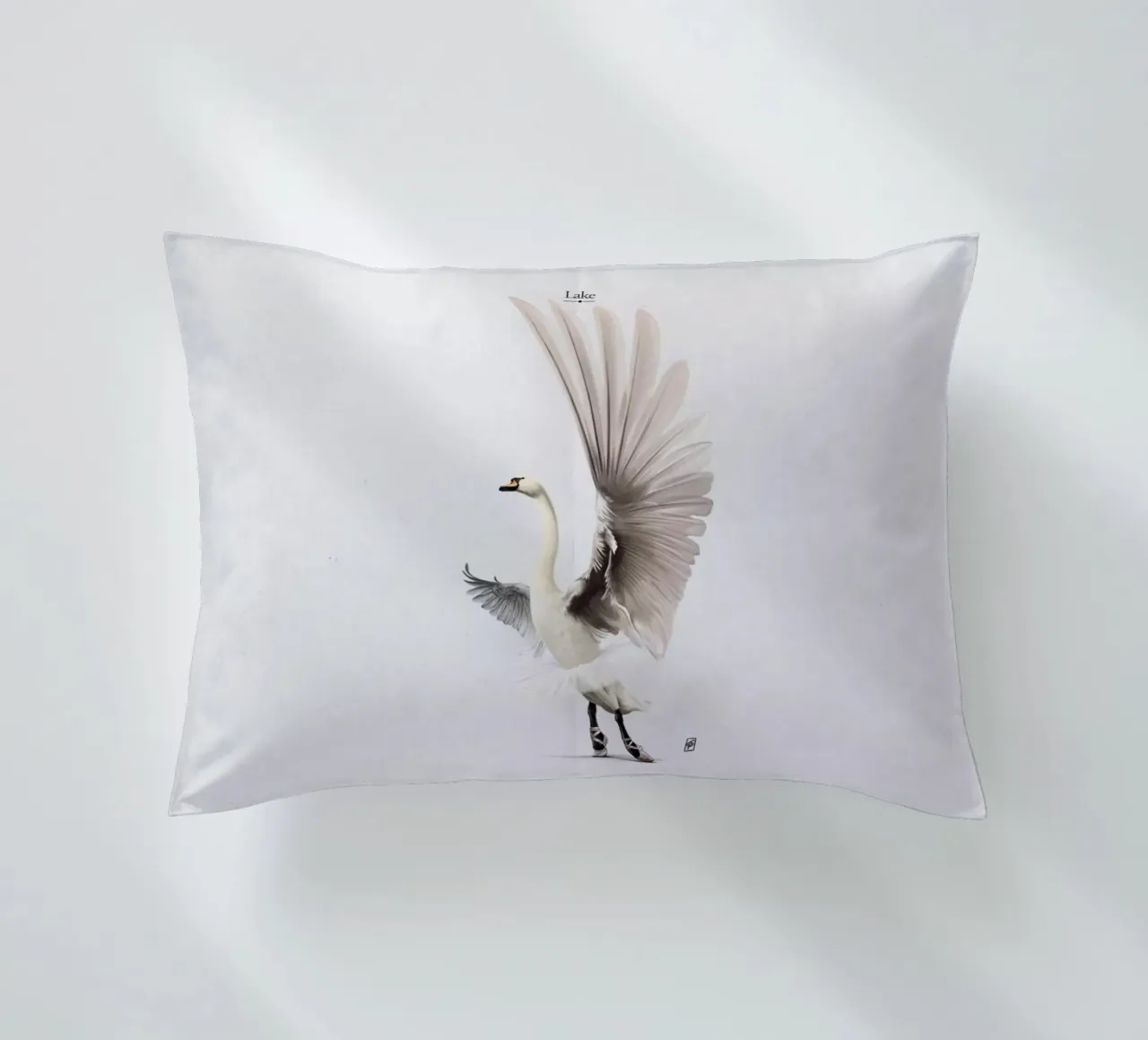 Lake (Titled) cuscino da Rob Art | Illustration
