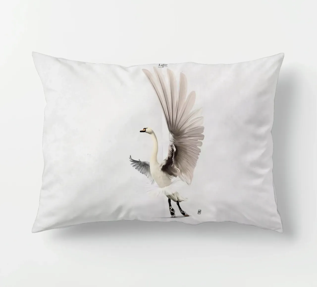 Lake (Titled) cuscino da Rob Art | Illustration