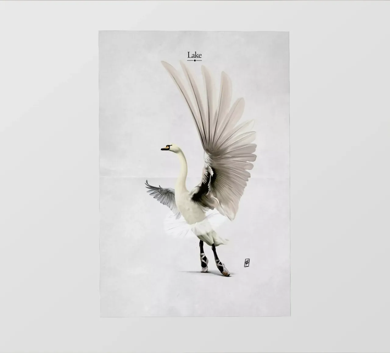 Lake (Titled) pellicola backlit da Rob Art | Illustration