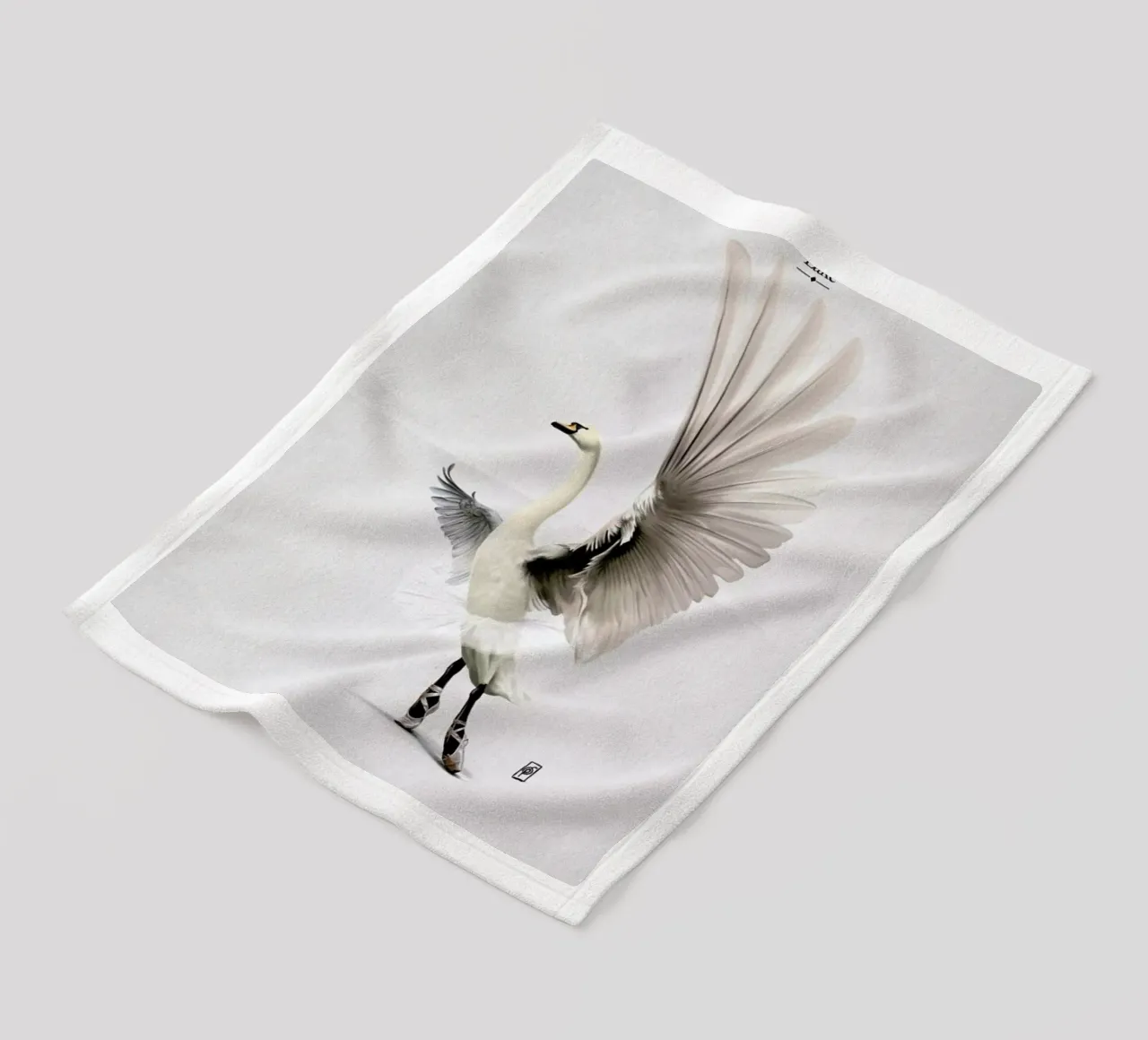 Lake (Titled) coperta in pile da Rob Art | Illustration
