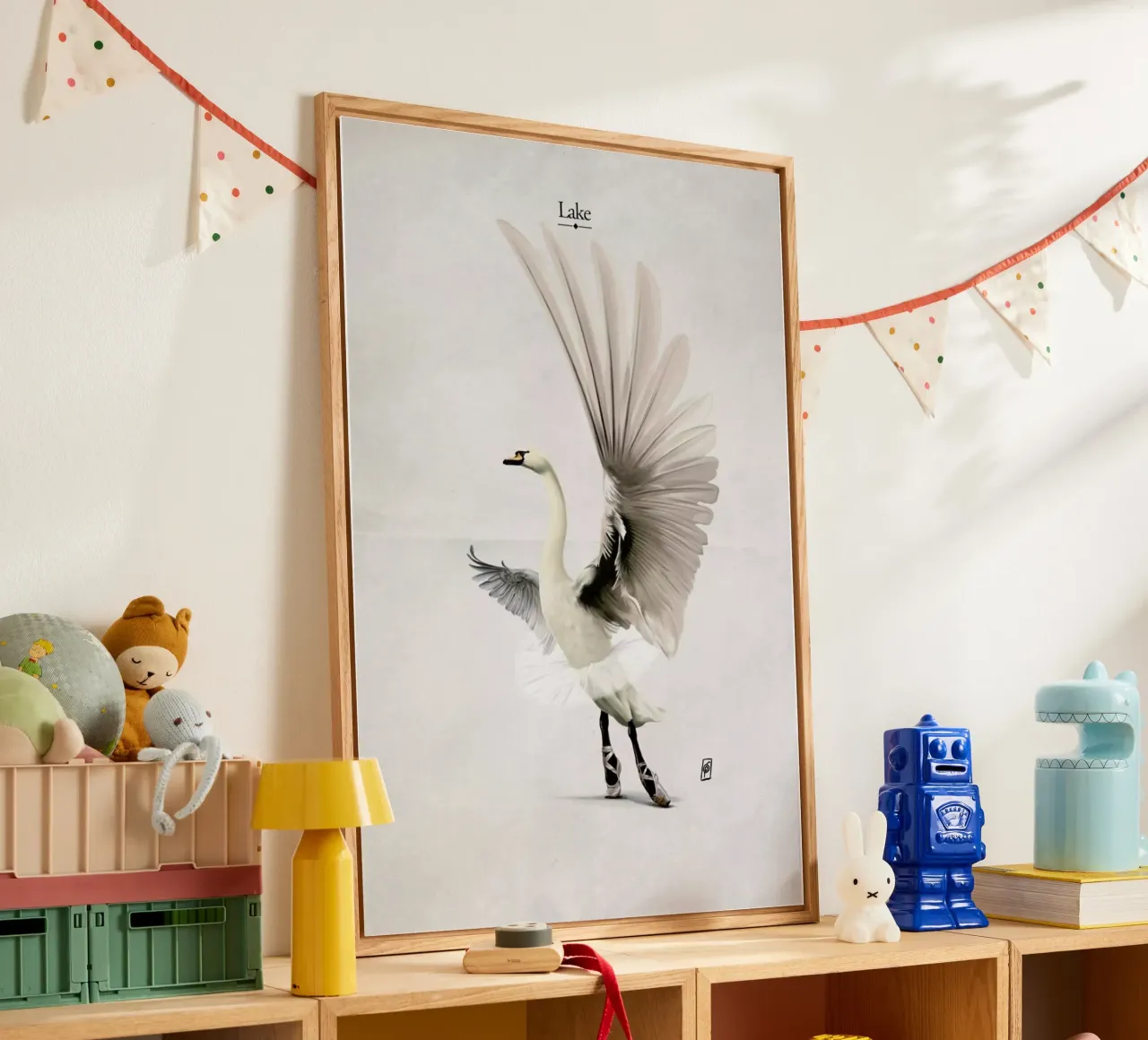 Lake (Titled) plexiglass da Rob Art | Illustration