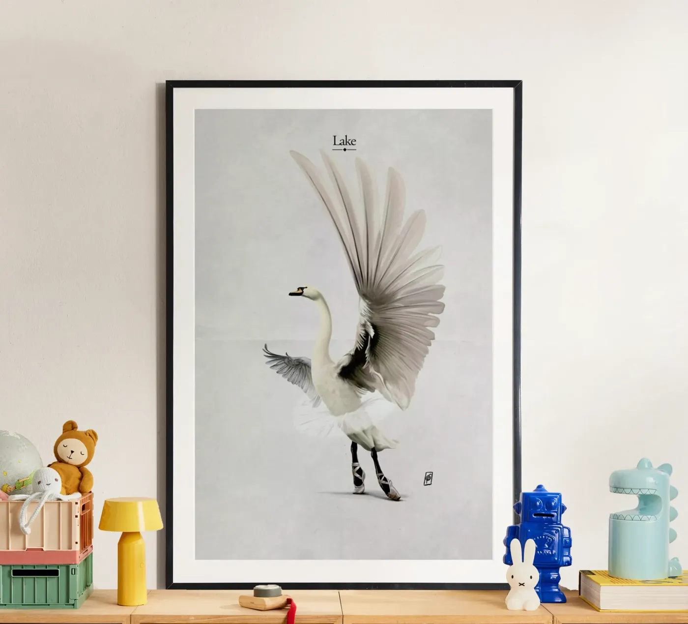 Lake (Titled) poster da Rob Art | Illustration