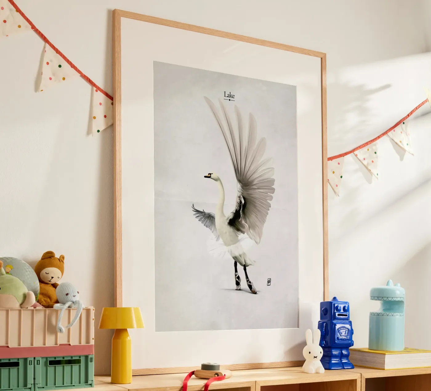 Lake (Titled) poster da Rob Art | Illustration