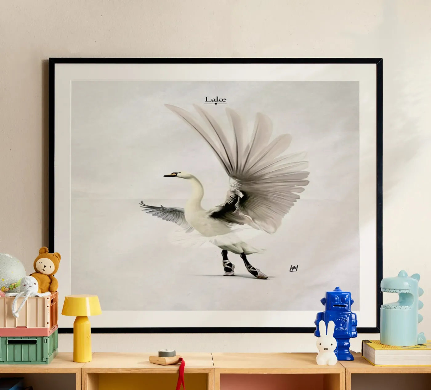Lake (Titled) poster da Rob Art | Illustration