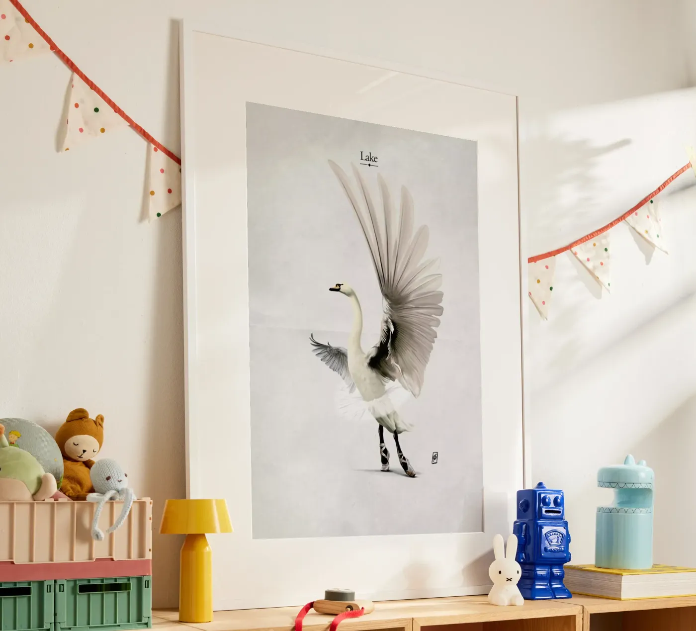 Lake (Titled) poster da Rob Art | Illustration