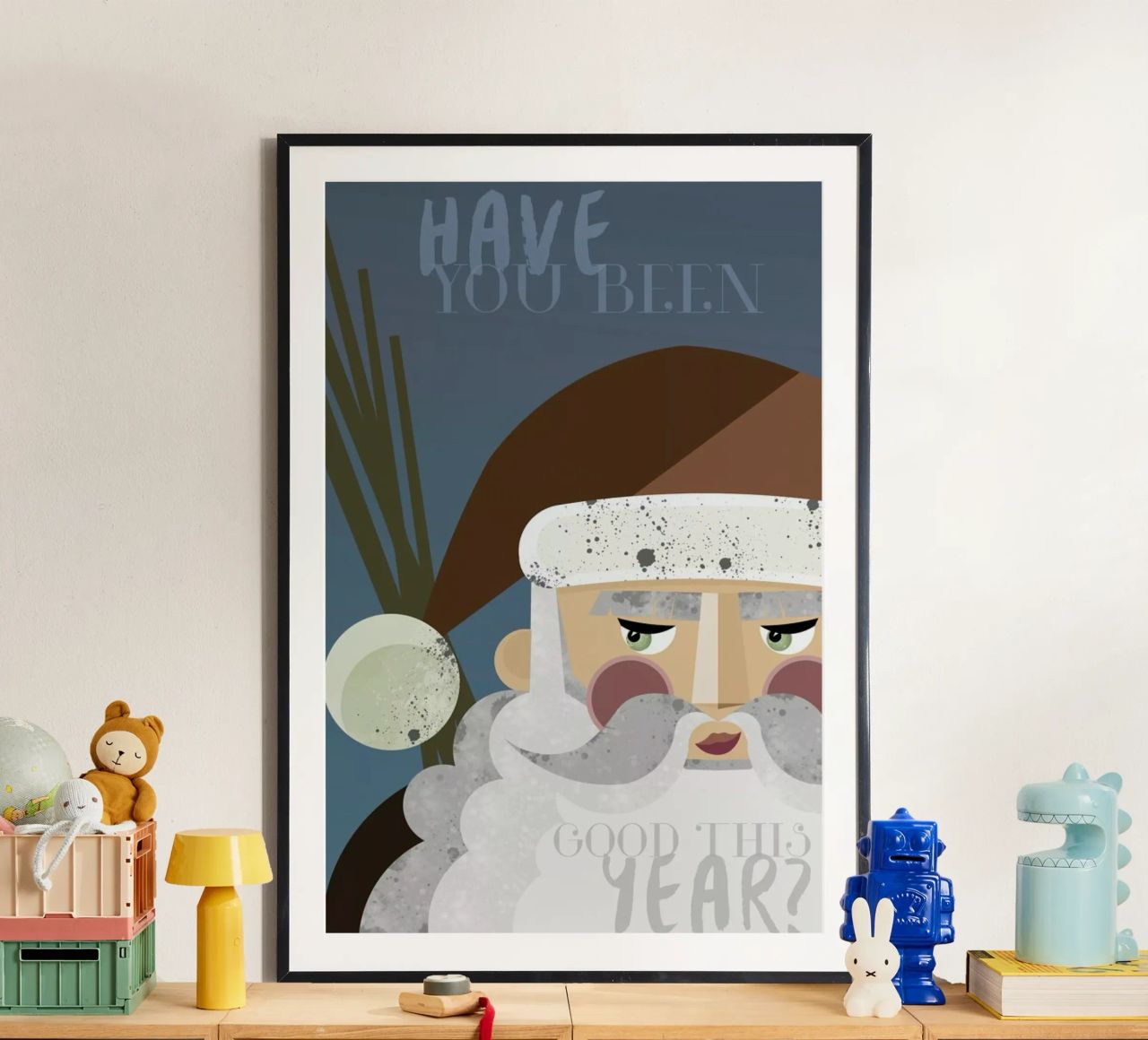 Santa Poster von Sabrina Ziegenhorn