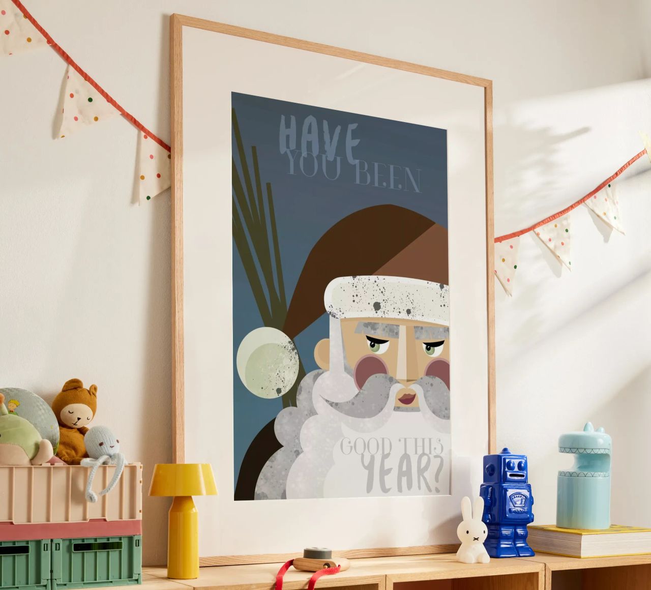 Santa Poster von Sabrina Ziegenhorn