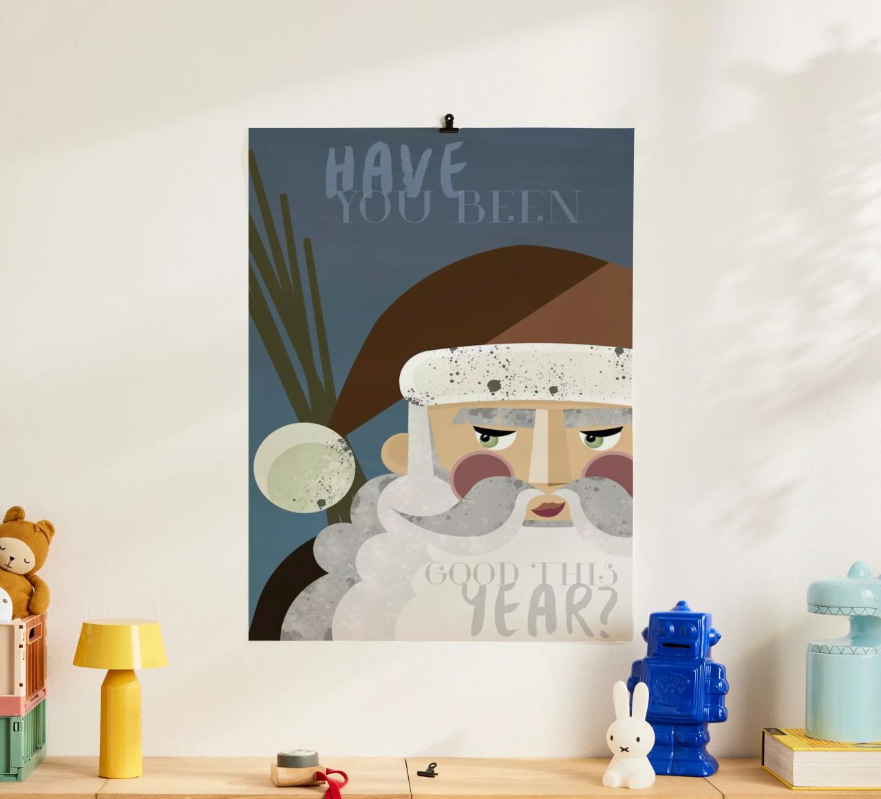 Santa Poster von Sabrina Ziegenhorn