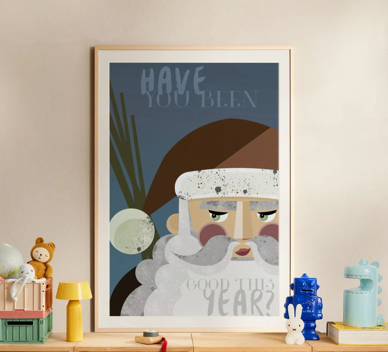 Santa Poster von Sabrina Ziegenhorn