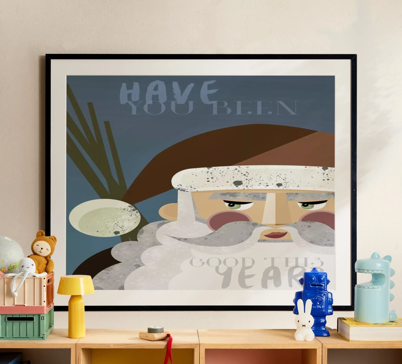 Santa Poster von Sabrina Ziegenhorn