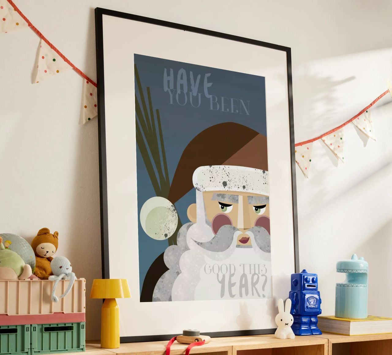 Santa Poster von Sabrina Ziegenhorn