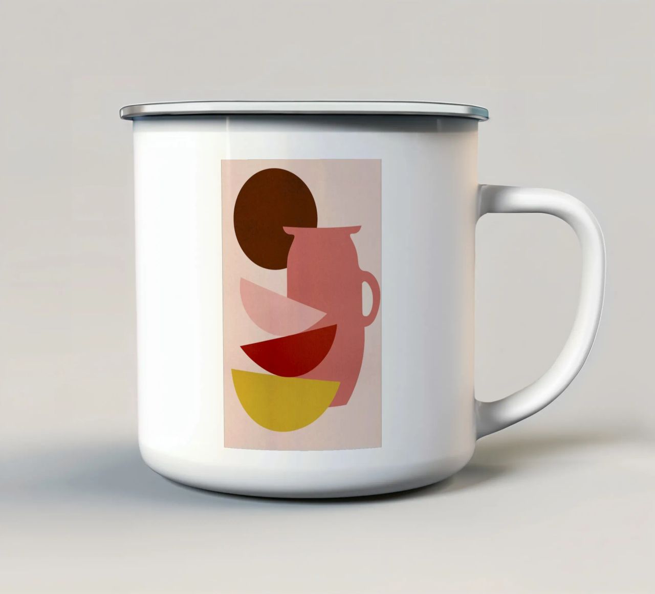 Vase tazza in smalto da Pure