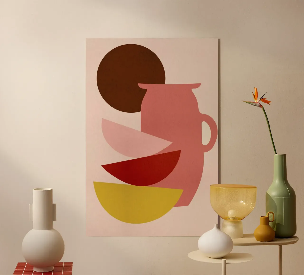 Vase acrylic glass by Pure