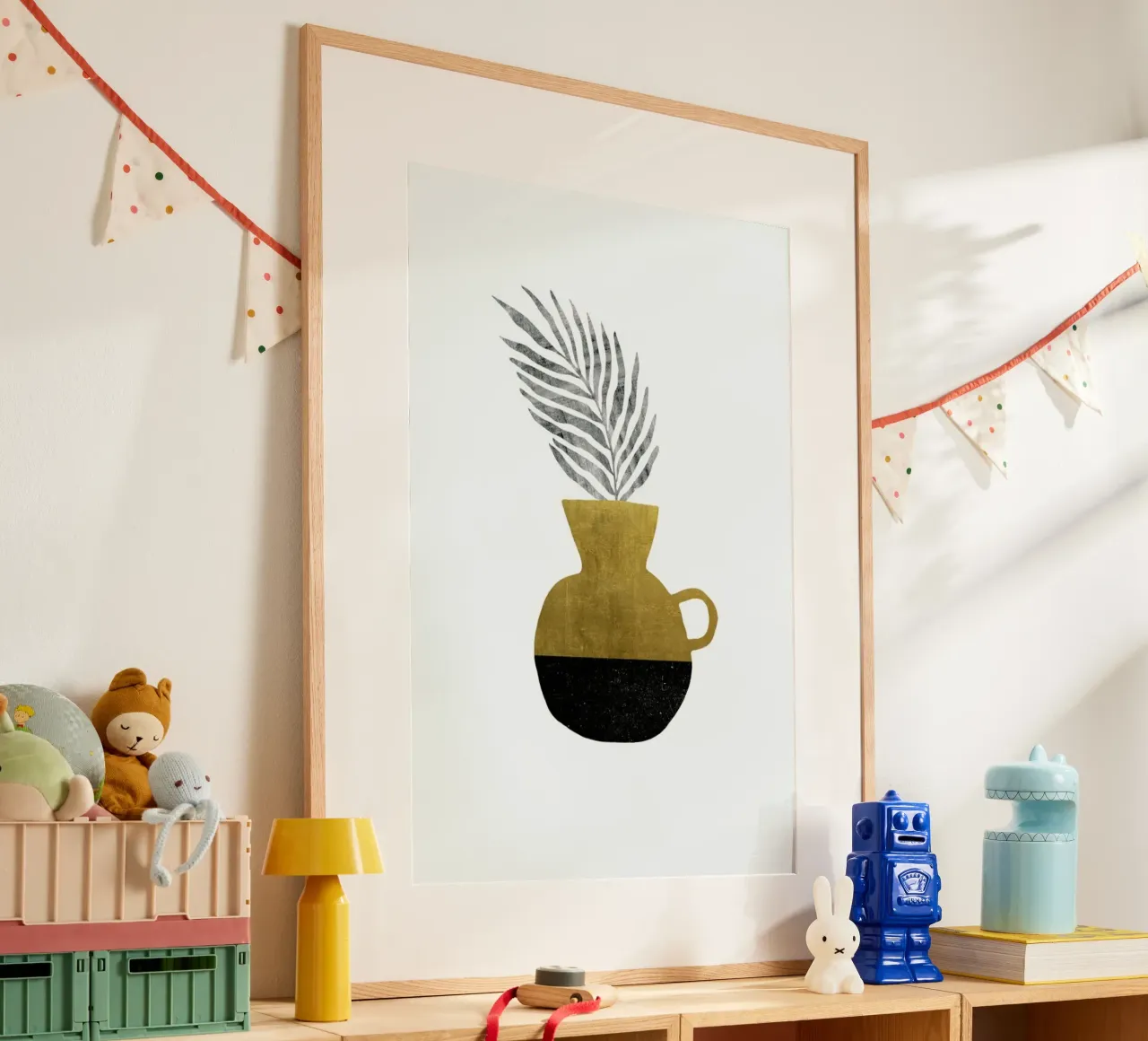 Urban Vases No. 7 poster con telaio in plastica da typealive