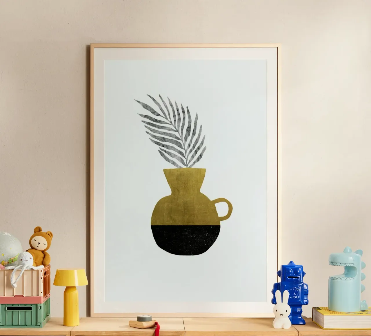 Urban Vases No. 7 poster con telaio in plastica da typealive