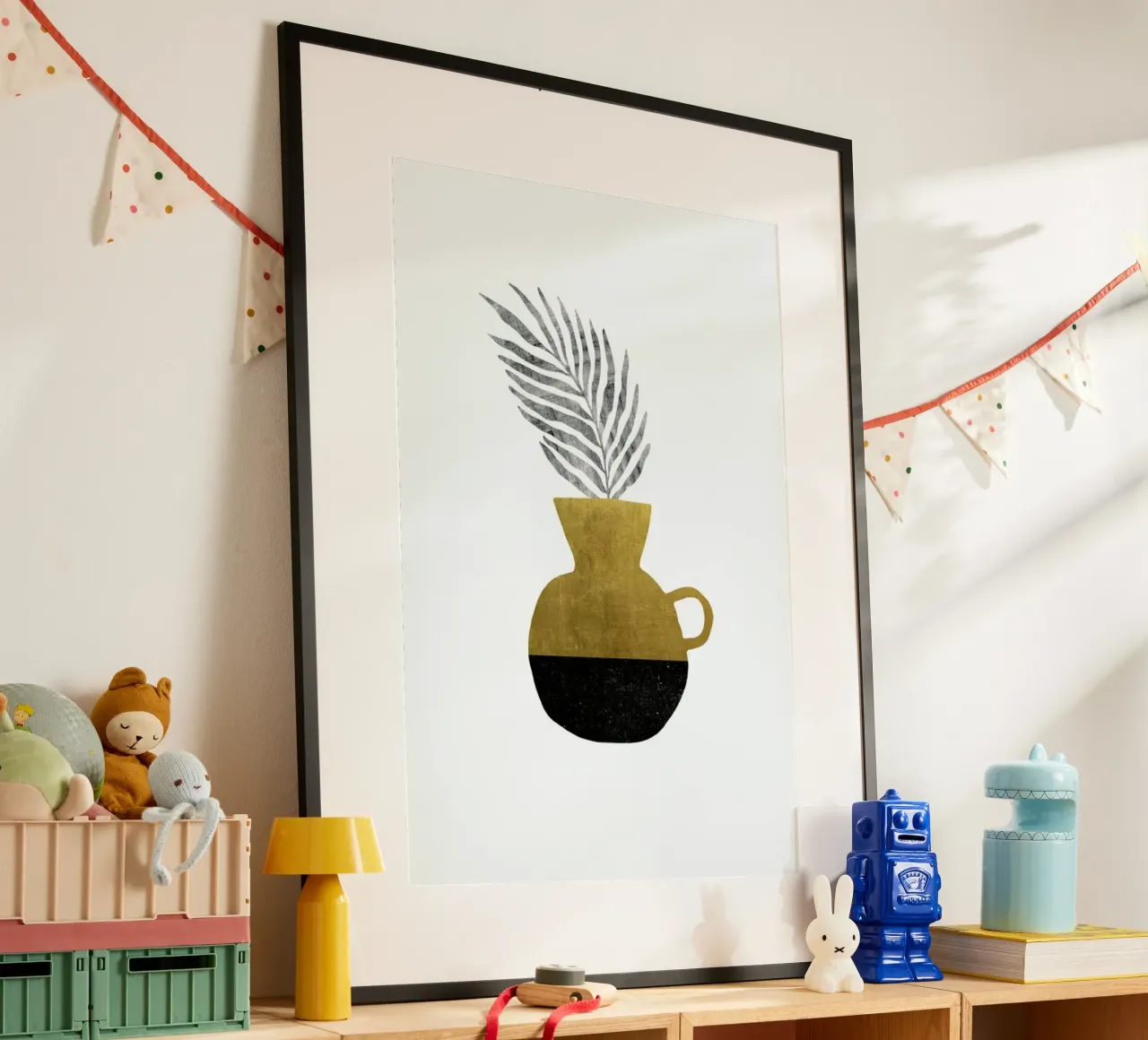 Urban Vases No. 7 poster con telaio in plastica da typealive