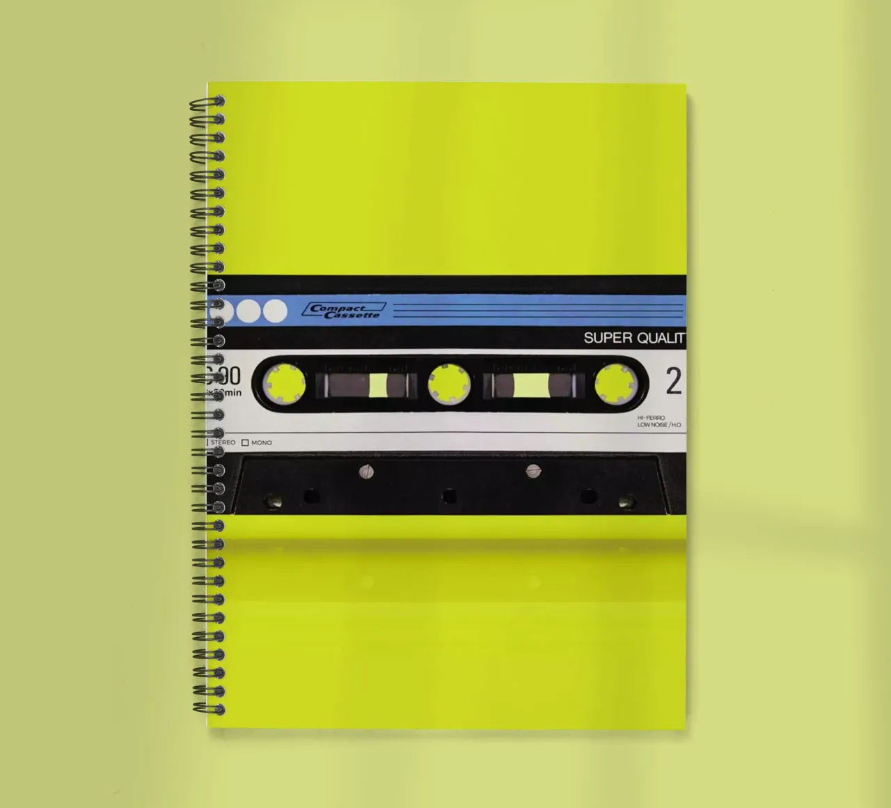 Cassette 3.0 spiral notebook by suckertom