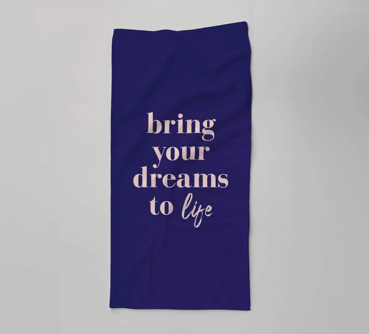 Bring Your Dreams To Life asciugamano da bagno da daylight design studio