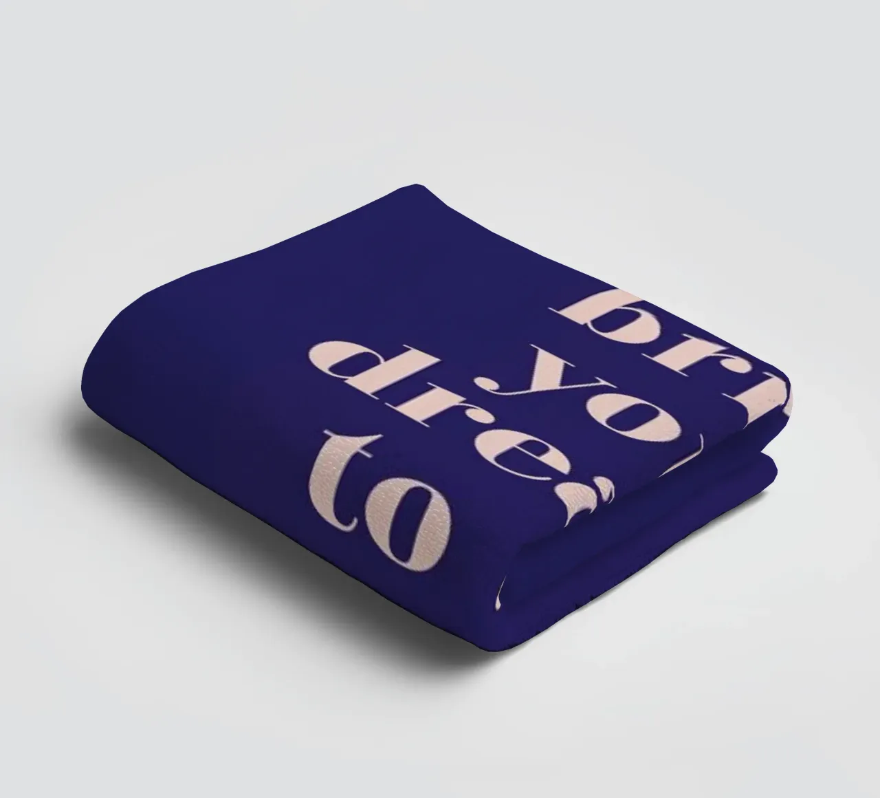Bring Your Dreams To Life asciugamano da bagno da daylight design studio