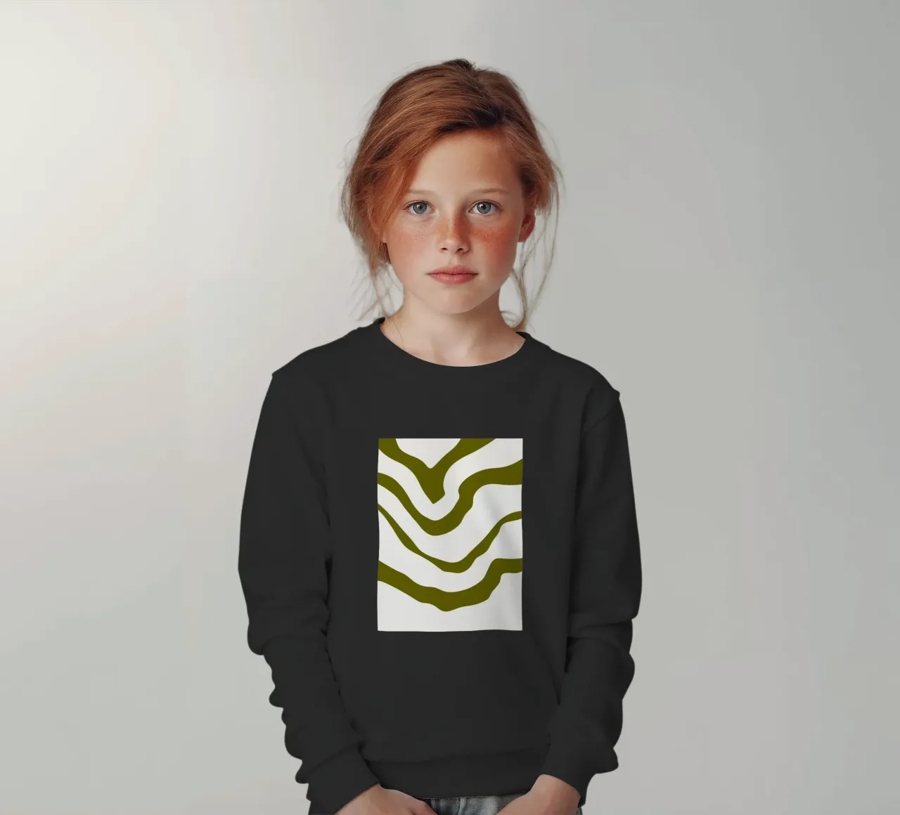 Linea curva felpa bambino da MODERN NUANCE