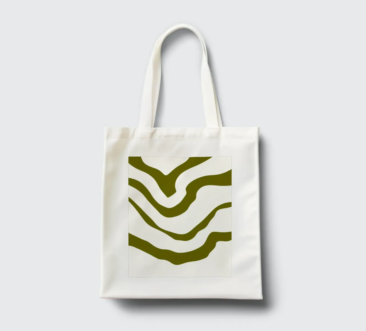 Linea curva borsa in juta da MODERN NUANCE