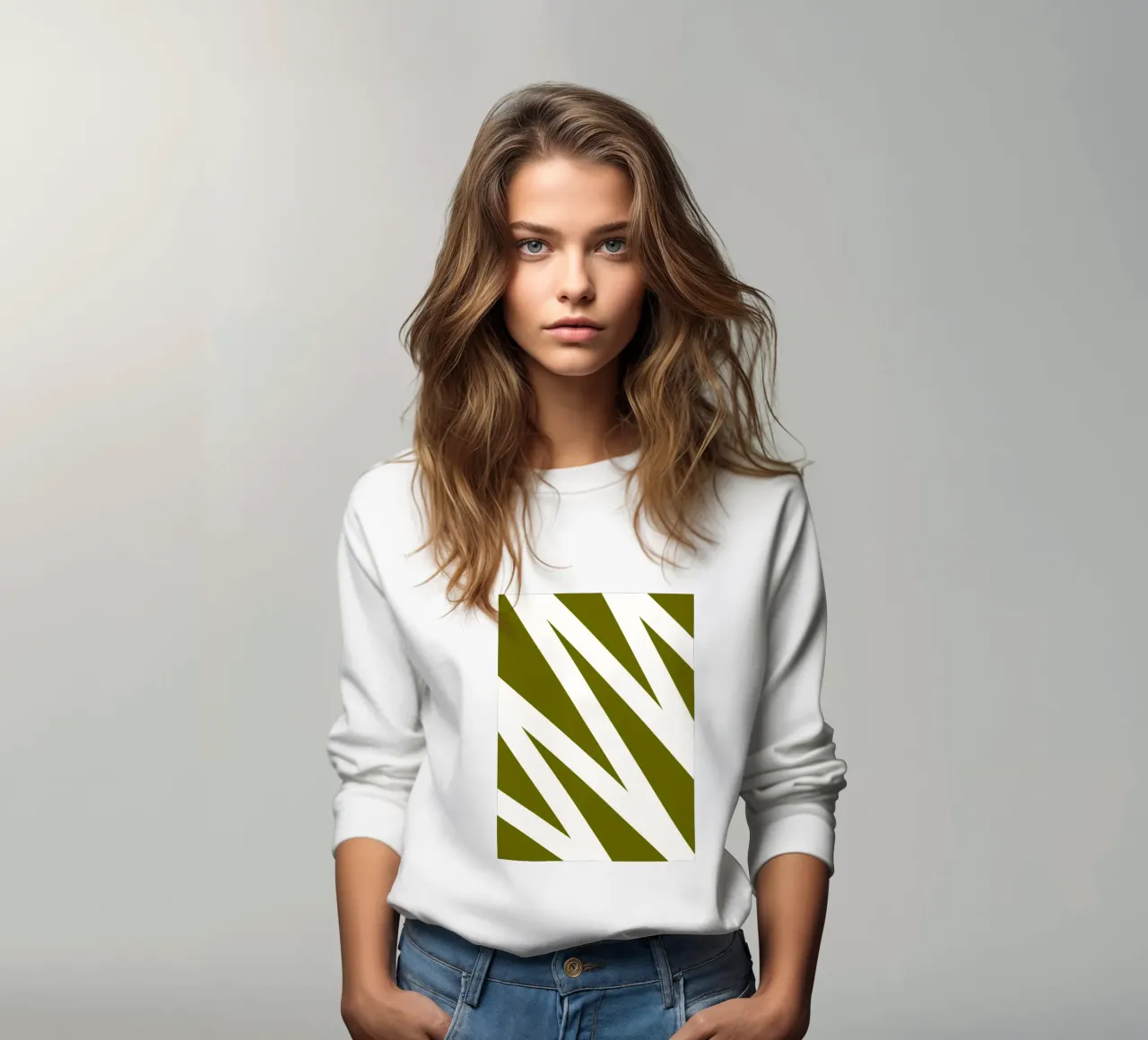 Linea a zig-zag felpa da MODERN NUANCE